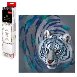 Алмазная мозайка Феникс 59775 "Снежный тигр" 30*30см, без подрамника
