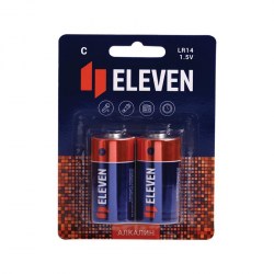 Батарейка Eleven LR14 ВС2 Alkaline 301750
