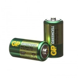 Батарейка GPGreencell 14G R14/343 блистер