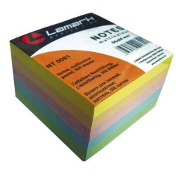 Блок 8,5*8,5*5см Lamark  NT0081 цветной сменный,  пастель 