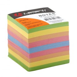 Блок 9*9*9см Lamark NT0076 цветной в термопленке 900л, сменный 