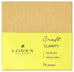 Блок липкий 75*75мм Lorex LXSNCF-CLT Craft Clarity 75л. 224107