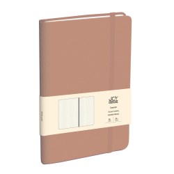 Блокнот А4-  96л. Канц-Эксмо БДБК4963433 "Joy Book. Вишневое какао" клетка, кожзам, тонир. блок