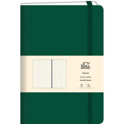 Блокнот А4-  96л. Канц-Эксмо БДБК4963843 "Joy Book. Заколдованный лес" клетка, кожзам, тонир. блок
