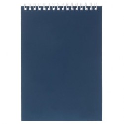 Блокнот А5  80л. Хатбер 60Б5лВ1гр "SOFT-TOUCH" Сапфир на гребне 092892