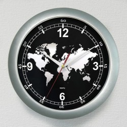 Часы  настенные 49133  "Карта мира"
