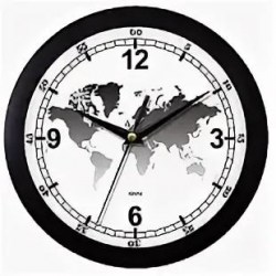 Часы  настенные 4921329  "Карта мира"