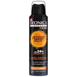 Дезодорант-спрей Deonica FOR MEN "ENERGУ SHOT" 150мл. /муж/ Самсрн 92647/609377