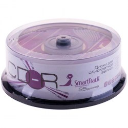 Диск CD-R 700Mb Smart Track 52Х Cake Box /25шт/ ST000149  095384