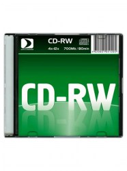Диск CD-RW Data Standart 4X-12X 700Mb Slim  MIREX 13220