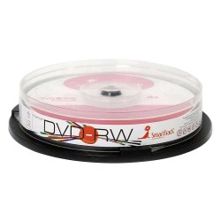 Диск DVD-RW 4,7Gb Smart Track 4X Cake Box /10шт/ ST000323