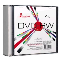 Диск DVD-RW 4,7Gb Smart Track 4X Slim ST000325