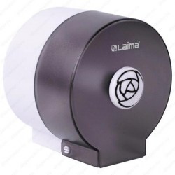 Диспенсер для туалетн бумаги LAIMA 605046 круглый тонир серый 