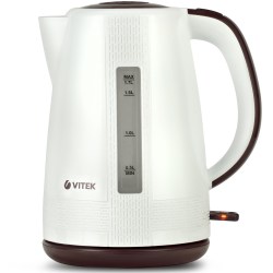 Электрочайник VITEK 7055 W белый, пластик 1,7л