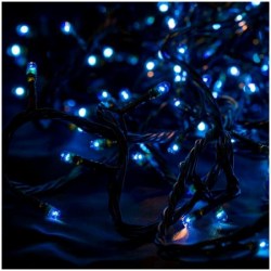 Электрогирлянда "Рис" Э071003 100 ламп, голубой 8 функций, 6м
