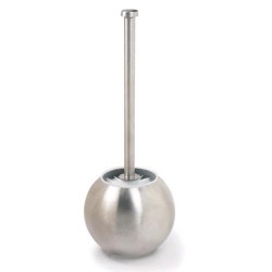 Ерш для унитаза Лайма с подставкой в форме шара, нержавеющая сталь, матовый 601617