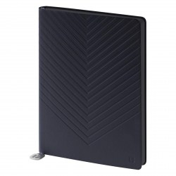 Ежедневник Berlingo UD0_F0015 А5 "Elegance" 136л, кожзам, черный 384721