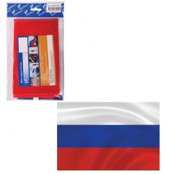 Флаг  РФ 90*135см MFFN511 шелк, пакет с европодвесом 268469