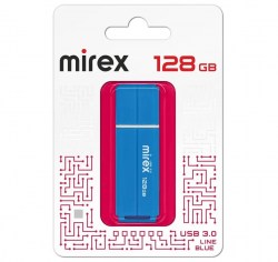 Флэш-диск Mirex LINE BLUE 1284GB ecopack 3.0 13600-FM3LB128