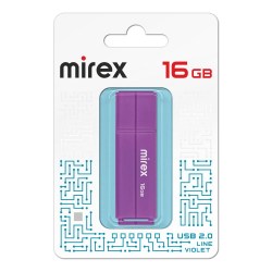 Флэш-диск Mirex LINE VIOLET 16GB ecopack 13600-FMULVT16