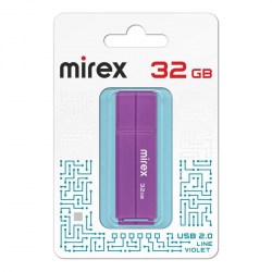 Флэш-диск Mirex LINE VIOLET 8GB ecopack 13600-FMULVT08