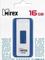 Флэш-диск Mirex SHOT WHITE 16GB ecopack 13600-FMUWST16