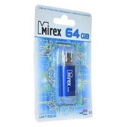 Флэш-диск Mirex UNIT AQUA 64GB  ecopack 13600-FMUAQU64