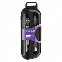 Готовальня Berlingo DS_20303 Expert 3предм, циркуль 135мм,пласт футл 271122