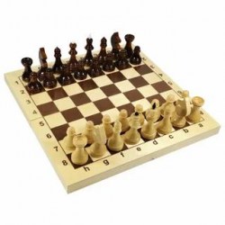Игра настольная Десятое королевство 02845 "Шахмата" деревянные с доской, 30х30см Самсон 661961