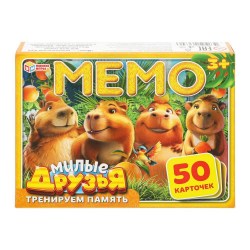 Игра настольная. Умка. Милые друзья. МЕМО. 170х125х40мм. 36306/397156