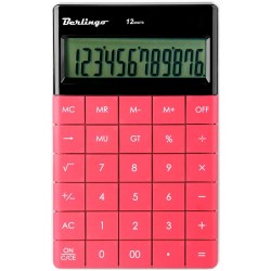 Калькулятор  Berlingo CIР_100  12 разр, двойное пит, 165*105*13мм, темно-розовый 235266