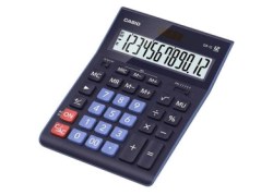 Калькулятор  CASIO GR-12-BU-W-EP синий, 12 разрядов 174207