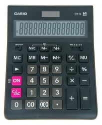 Калькулятор  CASIO GR-14-W-EH 14 разрядов бухгалтерский 149358