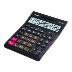 Калькулятор  CASIO GR-16-W-EH черный, 16 разрядов 117888