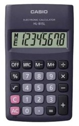 Калькулятор  CASIO HL-815L-BK-W-GP черный