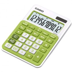 Калькулятор  CASIO MS-20NC-GN-S-ЕС зеленый , 12разр
