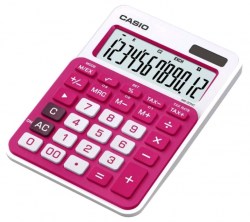 Калькулятор  CASIO MS-20NC-RD-S-EС красный, 12разр