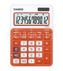 Калькулятор  CASIO MS-20NC-RG-S-EС оранжевый, 12разр