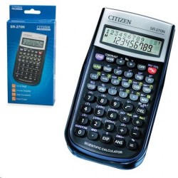 Калькулятор  CITIZEN SR-270N инженерный, 236 функций, 10+2 разр, 154х80мм, сертиф. для ЕГЭ 091809