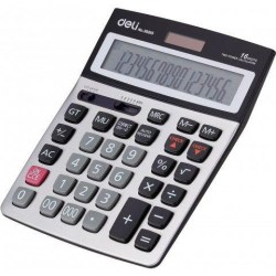 Калькулятор  Deli E39265 серый 16 разрядный 1045234
