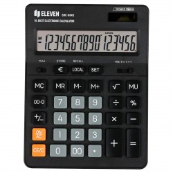Калькулятор  Eleven SDC-664S 16 разр, двойное пит, черный 339208