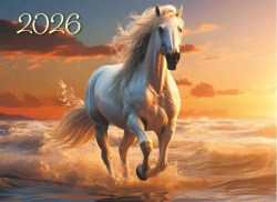 Календарь настенный на 2026г. Lamark 91828 "Символ года-Год Дошади.На закате" квартальный 3-х блочн