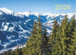 Календарь настенный на 2026г. Lamark 91958 "Горные вершины" квартальный 3-х блочный