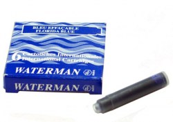 Капсула  Waterman 52012 INTL синяя (6шт) S0110950
