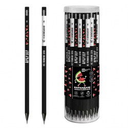 Карандаш ч/г Феникс 70092 HB "Герои с характером" ассорти