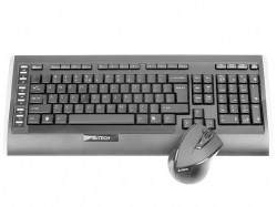 Клавиатура + мышь А4Tech 9300F черный USB беспров 618555