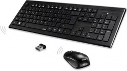Клавиатура + мышь HAMA Cortino черный USB беспров 1073086