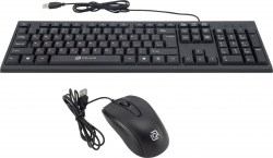 Клавиатура + мышь Оклик 640м черный USB 1102281