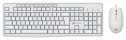 Клавиатура + мышь Оклик 650м белый USB 1875257