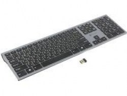Клавиатура Оклик 890s серый USB беспроводная 1196549